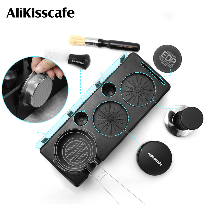 Home Barista - AliKisscafe-estación de compactación de café, soporte