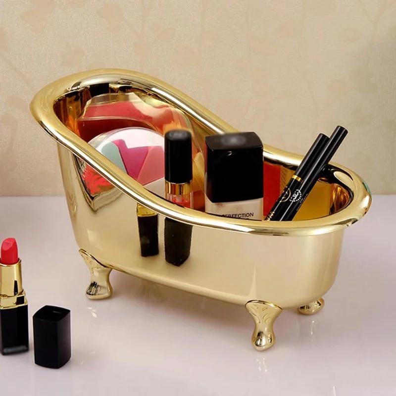 Bar Cart Gold - Mini caja de almacenamiento de joyas