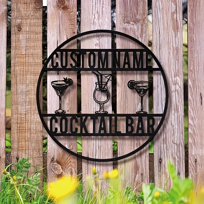 Letrero Personalizado para Bar - Home Bar Cafe reseña y precio