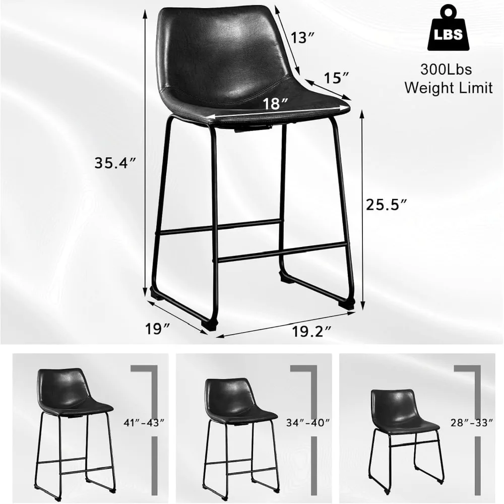 Juego de Taburetes de Bar de C - Home Bar Stools reseña y precio