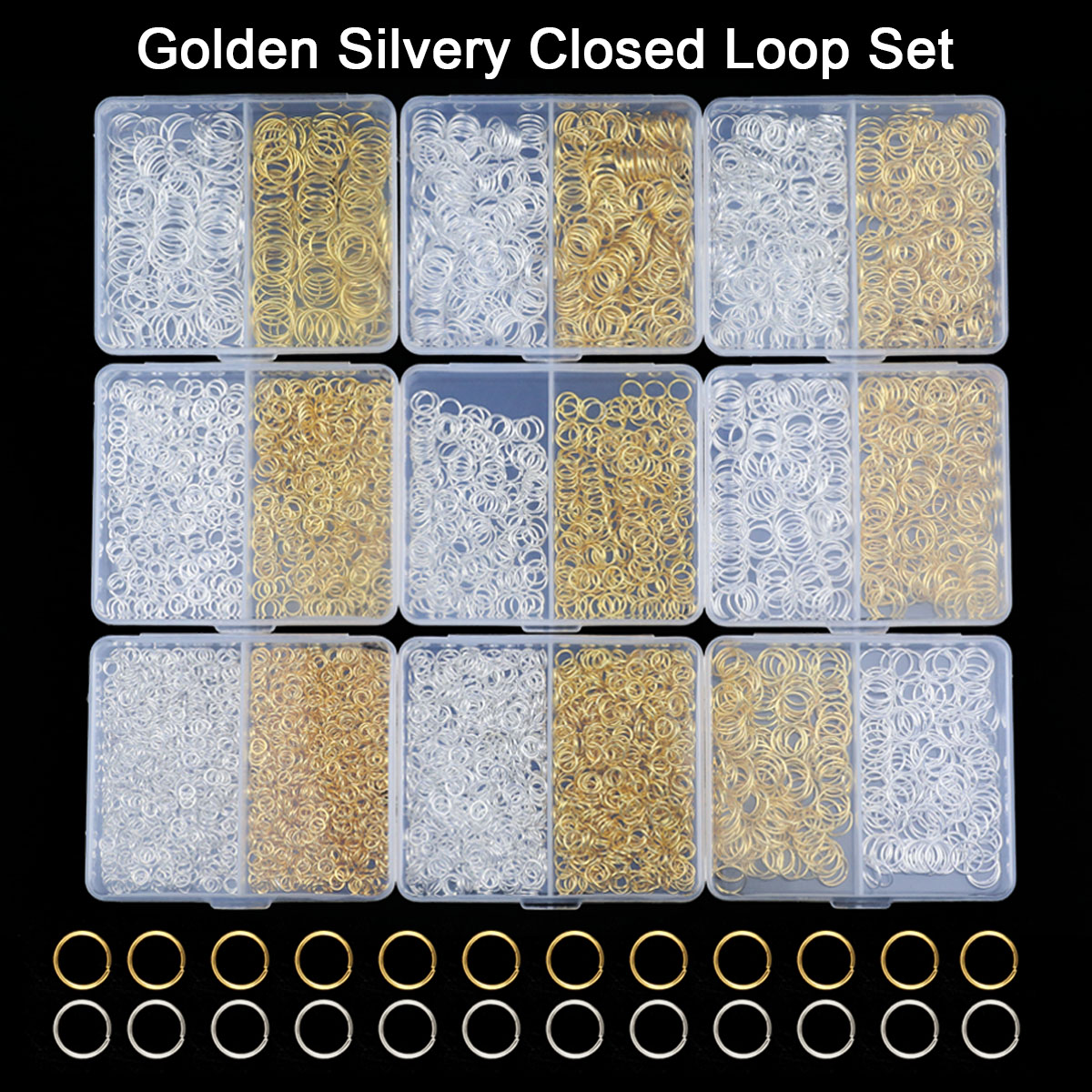 Anillo de salto abierto de Col - Bar Cart Gold reseña y precio