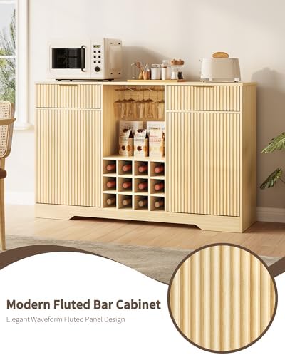 Mueble Bar para Vinos Acanalad - Home Bar And Cabinet reseña y precio