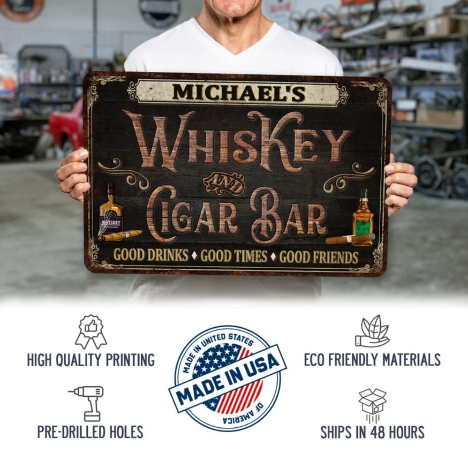 Letrero Personalizado Vintage  - Home Bar Signs reseña y precio