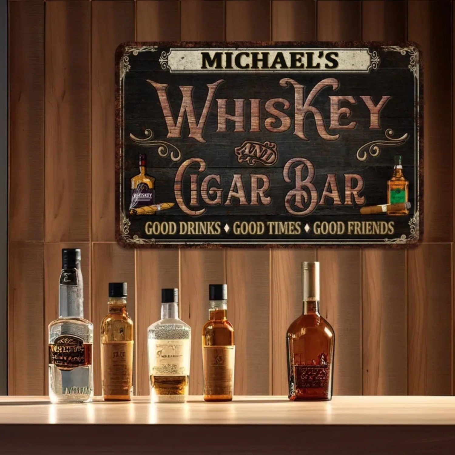 Letrero Personalizado Vintage  - Home Bar Signs reseña y precio