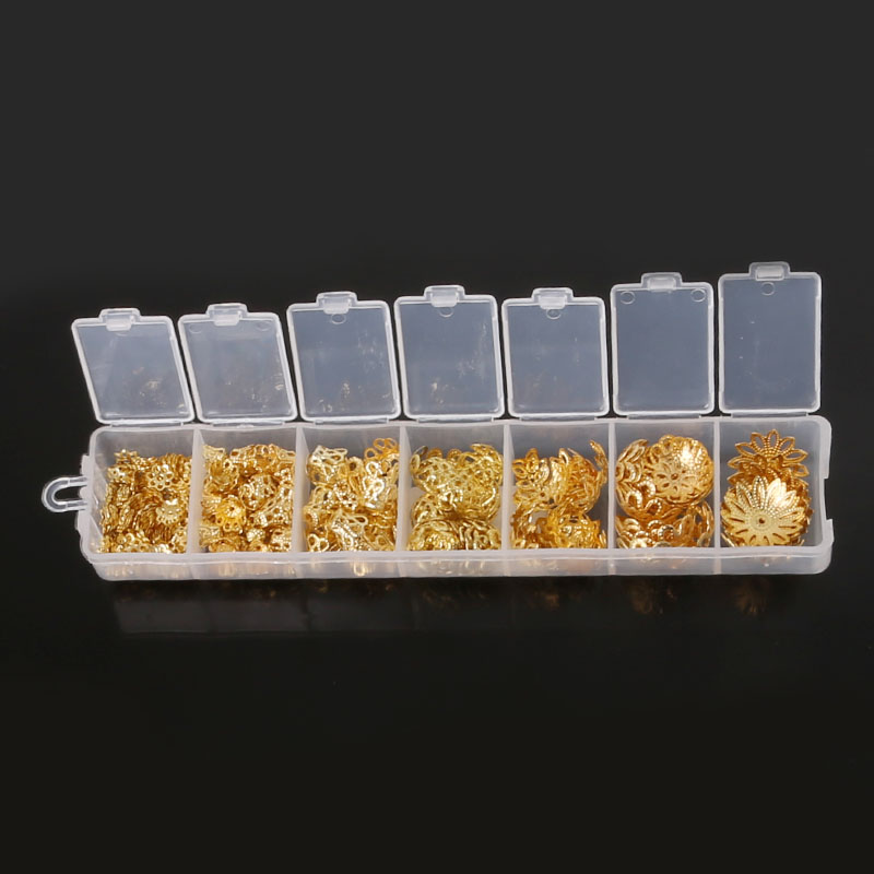 Caja de tapas de cuentas de fl - Bar Cart Gold reseña y precio
