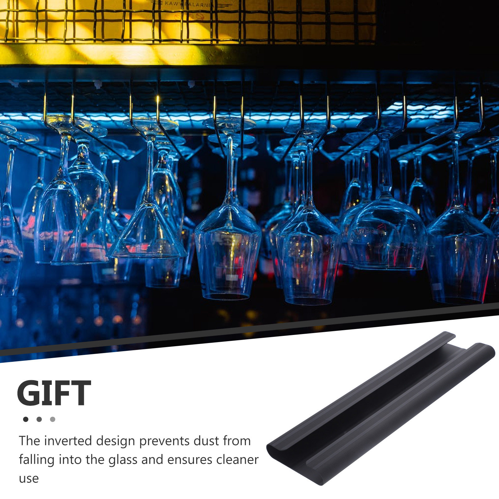 Soporte para Copas de Vino de  - Home Bar Shelf reseña y precio