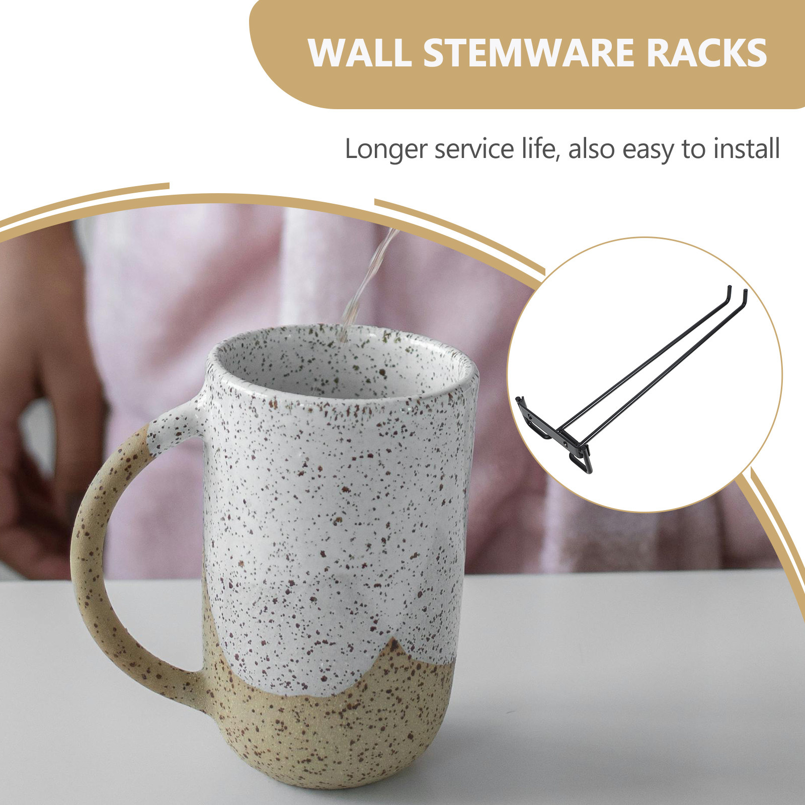 Soporte para Copas de Vino Col - Home Bar Shelf reseña y precio